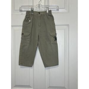 Vintage Toddler Boys Bugle Boy Khakis Cargo Pants Size 3T kidcore Y2K 90s EUC